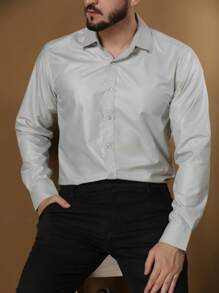 Men Shirts - Màu xanh Bạc hà - Xem 2