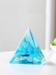 1PC15CM 大型金字塔硅胶模具适用于环氧树脂水晶珠宝 Ry 工艺制作工具金字塔树脂模具家居桌面装饰 - 無色 - 查看 6