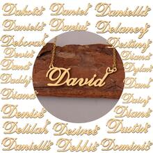 AOLOSHOW 1 pieza de collar personalizado con nombre para su mejor amigo cercano como regalo de Navidad para papá, Daisy, Dakota, Dana, Dani, Daniel, Daniela, Daniella, Danielle, Darius, David, Debbie, Deborah, Delaney, Delilah, Denise, Desiree, Destiny, Devin, Diana, Diane, Dominic, Dustin, Dylan - longitud de la cadena 16"+2" - Ver 9