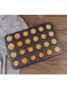 Molde de hierro para mini cupcakes - Negro - Ver 2