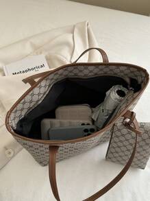 New Floral High-End Chic Versatile Ladies Shoulder Handbag