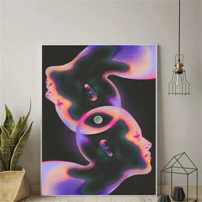 1 pieza Cartel de arte de lienzo abstracto de galaxia - Decoración de pared sin marco para el hogar, oficina, dormitorio, sala de estar y cafetería | Regalo ideal para entusiastas del espacio, decoración de pared