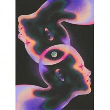 1pc Abstract Galaxy Canvas Art Poster - Unframed Wall Decor For Home, Office, Bedroom, Living Room & Cafe | Ideal Gift For Space Enthusiasts,Wall Art