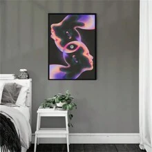 1pc Abstract Galaxy Canvas Art Poster - Unframed Wall Decor For Home, Office, Bedroom, Living Room & Cafe | Ideal Gift For Space Enthusiasts,Wall Art