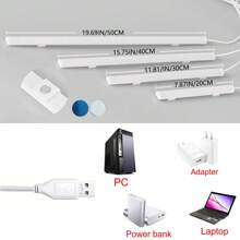 1 件带开关的白色 LED 灯带，化妆镜灯，梳妆台灯，镜子灯，橱柜灯，楼梯走廊灯，USB 灯，书房灯，可调光 - 白色 - 查看 10
