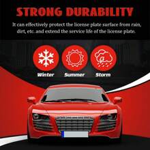 Car Protection Spray License Plate Transparent Coating Durable Invisible Defense Car Reflective Spray - 黑色 - 查看 5
