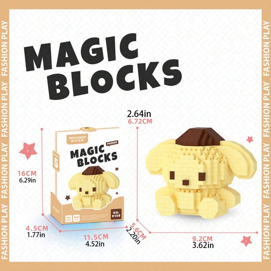Compatible Building Blocks Sanrio Characters Kuromi Micro Building Compatible Building Blocks Sanrio Characters Kuromi Micro Building
