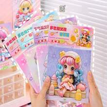 Cuadro Pintura Diamantes Pegar Piedras Magicas Brillos Niños - Multicolor - Ver 2