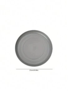 6/18 piezas Platos reutilizables de material PP, apropiados para el hogar, la cocina, la comida, el picnic y el camping - Multicolor - Ver 2