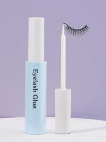 1 Transparent False Lash Glue 6ml, Super Strong Hold Long-Lasting Gentle Waterproof Professional Latex-Free Lash Extension Glue For Striped And Clustered Lashes Suitable For Sensitive Eyes DIY False Lashes Eye Makeup