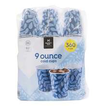 Member's Mark 印花纸浴冷杯（9 盎司，360 支），适合圣诞派对 - 藍白色 - 查看 1