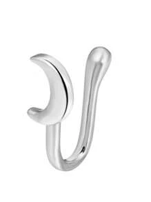 4pcs Non-Piercing Nose Clip Set - Heart, U-Shape Star, Heart, Moon Shaped Nose Clip Nose Ring Nose Jewelry Set - Gold 4-piece Suit - View 8