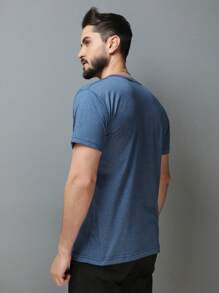 Men T-Shirts - Blue - View 4