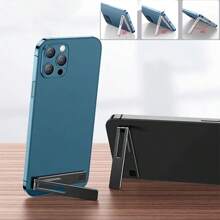 Supporto per telefono ultra sottile - Design minimale e raffinato con retro adesivo forte, pieghevole per supporto inclinato, portatile e regolabile per una visione agevole, compatibile con , telefoni Android, regalo per compleanni, famiglia, amici, supporto per telefono, accessori per telefono