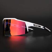 KAPVOE 1 Stück Radfahrbrille Sportbrille quadratischer flacher Rahmen aus TR90, Sandresistent & Windschutz Outdoor Fahrradbrille/Brille für Unisex, geeignet für alle Jahreszeiten und Strandaktivitäten
