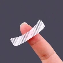 5 piezas Almohadillas de aislamiento para extensión de pestañas, Herramientas de extensión de pestañas Pegatinas de papel de aislamiento - Blanco - Ver 6
