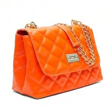 Women's Crossbody Bag Shoulder Chain Ballad Chain Strap Crossbody Shoulder Bag - trái cam - Xem 2