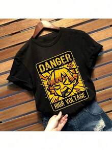 Anime Demonn Sllader T-Shirt Unisex 100% Cotton Streetwear Launch Shipping Various Colors!! - 黑色 - 查看 2