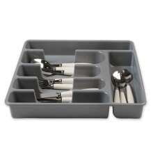 Drawer Cutlery Holder For Kitchen Organization 6 Dividers - 灰色 - 查看 6