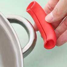 2/4/8pcs High Temperature & Abrasion Resistant Pot & Pan Handle Covers, Pot/Pan Lid Grip, Prevents Scalding, For Casserole, Steamer & Soup Pot