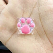 1 Máy Tính Handmade Trong Mờ Nhựa ABS Mèo Paw Keycap, Tự Làm Bàn Phím Cơ, Quà Tặng Cho Máy Tính Game Thủ - Nhiều màu - Xem 18