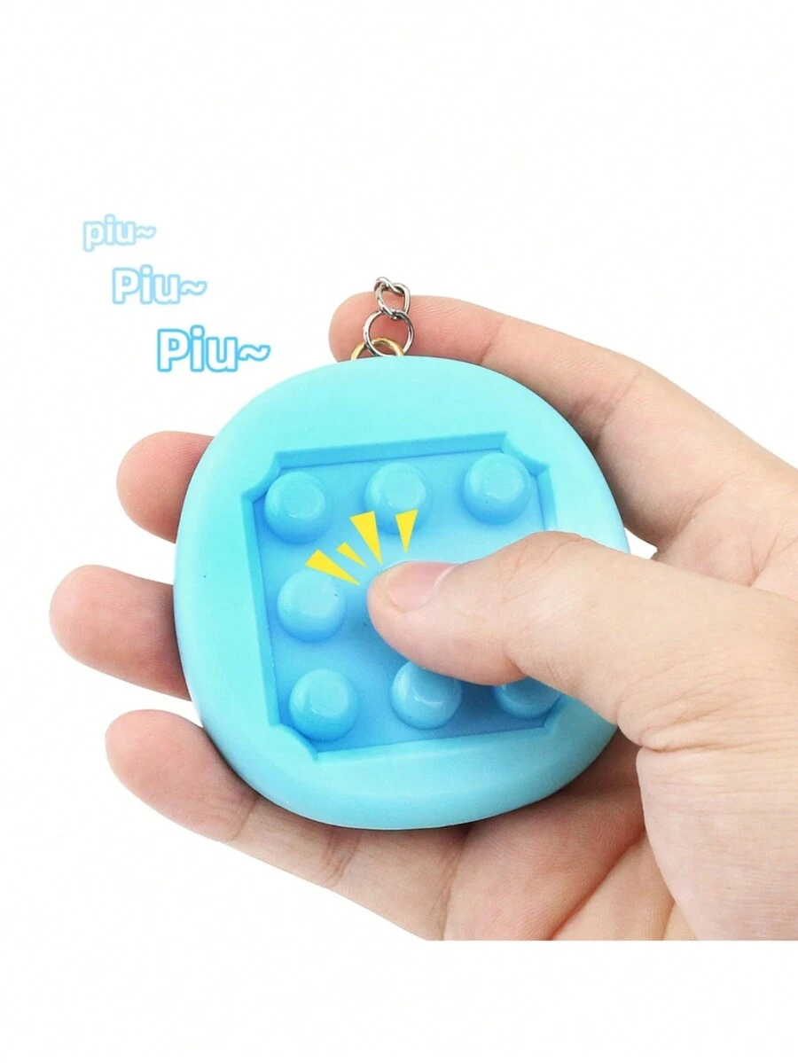 1pc Creative Fidget Maze Pinch Toy For Office Stress Relief - Bubble Keychain Bag Pendant Mini Gift, High Cost Performance And Strong Playability, Perfect As A Fun Keychain Stress Relief Toy! - Multicolor - View 1