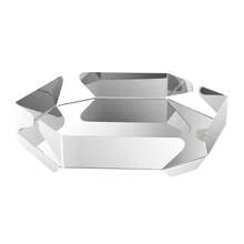 Wolff Origami Stainless Steel Centerpiece 31cm X 7cm X 31cm - Bạc - Xem 4