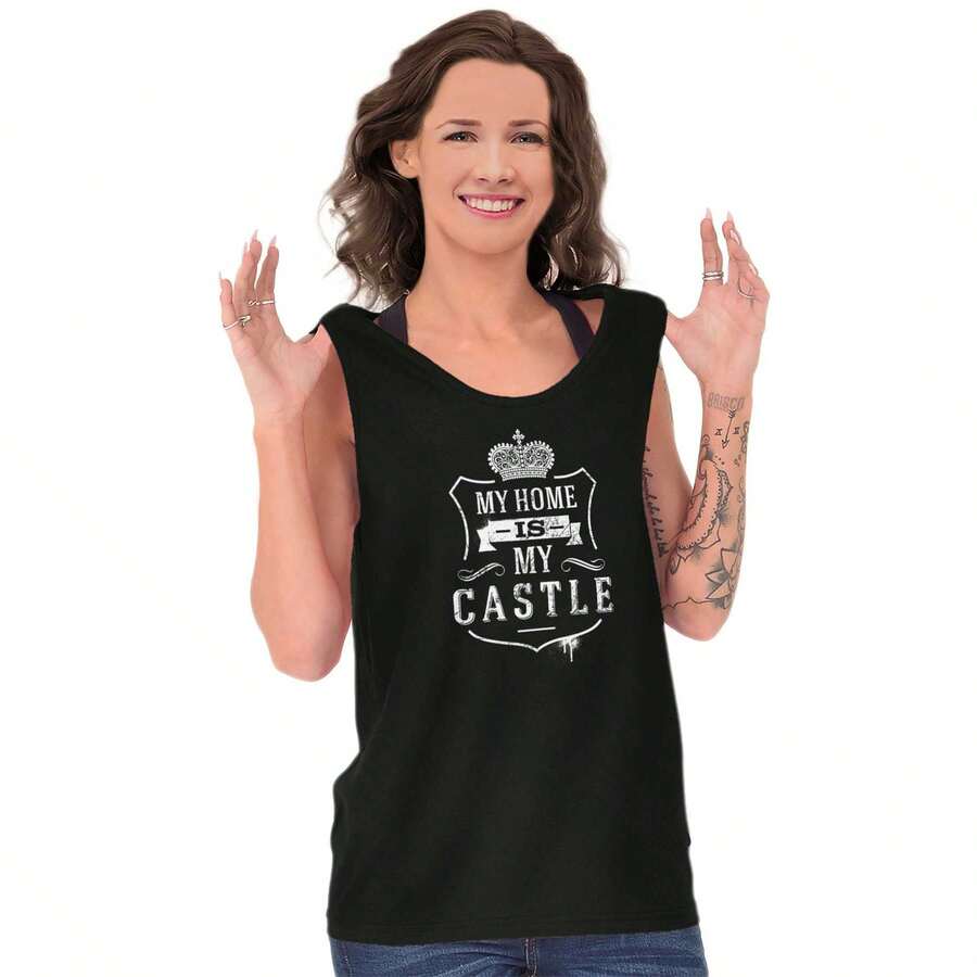 BRISCO BRANDS Camisetas & Tops de Tirantes de Mujer - Negro - Ver 1