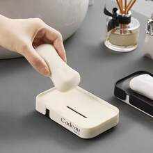 1pc Simple Printing Bathroom Soap Dish - Multicolor - View 4