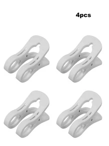 Heavy Duty Large Size Double Layer Quilt Clips, Plastic Clothespin, Windproof, Multi-Function Household Clothes & Blanket Clips - Multicolor - View 23