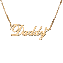 AOLOSHOW 1 pieza de collar personalizado con nombre para su mejor amigo cercano como regalo de Navidad para papá, Daisy, Dakota, Dana, Dani, Daniel, Daniela, Daniella, Danielle, Darius, David, Debbie, Deborah, Delaney, Delilah, Denise, Desiree, Destiny, Devin, Diana, Diane, Dominic, Dustin, Dylan - longitud de la cadena 16"+2" - Ver 26