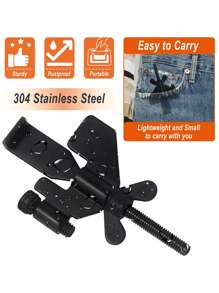 1 PC Portable Hotel Door Lock, Single Person Self-Defense Door Stopper, Travel Anti-Theft Door Stopper, Door Lock Security Home Door Latch