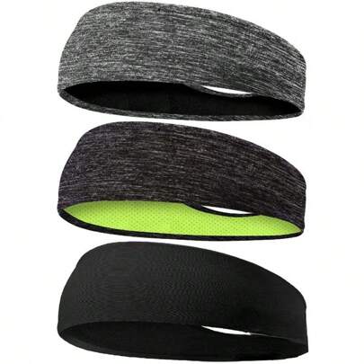 Sweatband For Men Women Elastic Sport Hairbands Head Band Yoga Headbands Headwear Headwrap Sports Hair Accessories Band