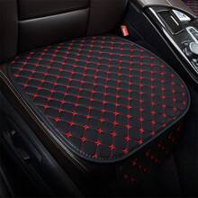 1 pièce/2 pièces/3 pièces Coussin de siège de voiture quatre saisons confortable Napa avec broderie d'étoile, sans dossier, universel et antidérapant