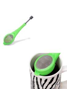 1 pieza Filtro de té de gel de sílice, filtro de té, dispositivo para hacer té - Verde - Ver 4