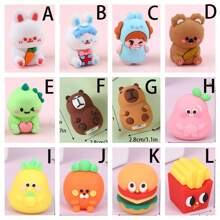 1pc Cartoon Mini Portable 3D Silicone Pencil Sharpener, Rotating Pencil Sharpener, Pencil Shaver, Back To School Stationery Gift, Award, Office And School Stationery Supplies