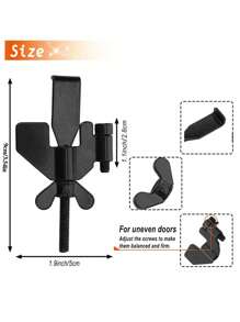 1 PC Portable Hotel Door Lock, Single Person Self-Defense Door Stopper, Travel Anti-Theft Door Stopper, Door Lock Security Home Door Latch