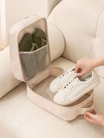防水旅行鞋袋，三层多功能度假鞋收纳袋，便携式鞋子整理袋，行李箱内衬鞋盒，卧室鞋袋，商务旅行鞋袋，靴子袋，鞋盒，鞋柜，鞋子收纳盒，旅行度假邮轮夏季旅行包，大学宿舍居家学校旅行必备，抽绳鞋袋，鞋套，防尘，男女通用，旅行必备，邮轮必备，度假必备