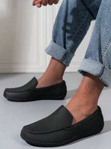 男士简约塑料休闲防水防溅一体式软底鞋，厨师鞋，白色运动鞋