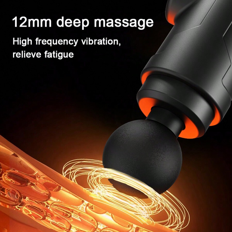 Portable Fascia Gun Body Muscle Massage Gun, Rechargeable Massage Gun