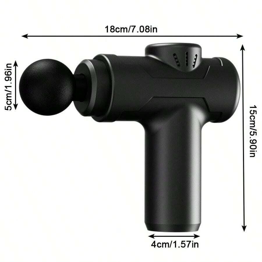 Portable Fascia Gun Body Muscle Massage Gun, Rechargeable Massage Gun