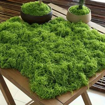 Realistic Artificial Moss, Suitable For DIY Handicrafts And Home Decoration - Eternal Green Plant Decoration, Perfect For Indoor Landscapes And Wedding Decorations