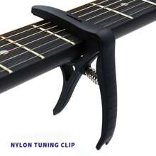 Gitarre Ukulele Kapo Plektrum 3-in-1 Kapo Ukulele Saitenwechsler Clip, Gitarrenakkord Presser, Gitarrensaite, E-Bass