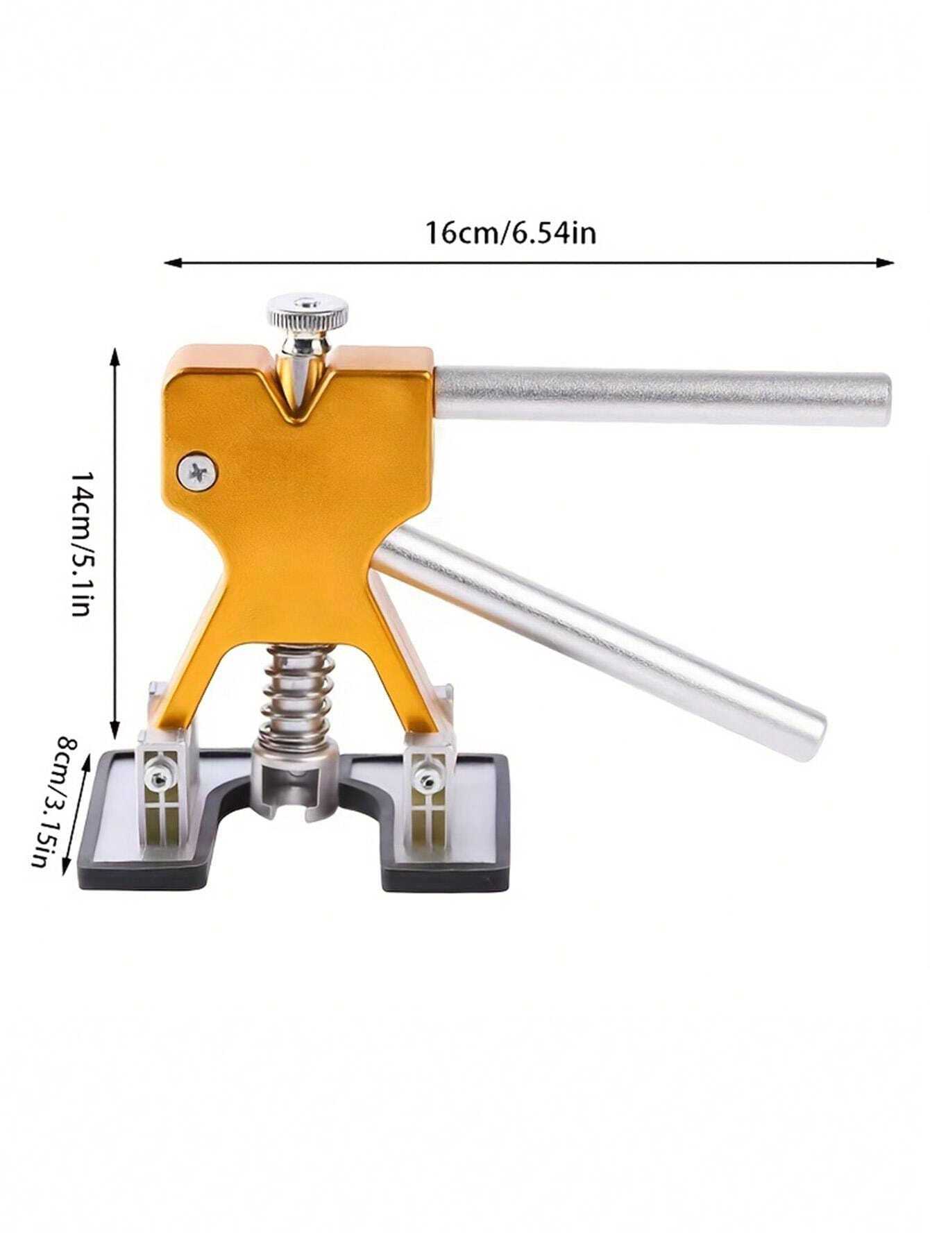 Kit Riparazione Ammaccature Auto, Con 5 Linguette Adesive Di Diverse Dimensioni + Penna - Per Rimuovere Bozze Senza Verniciatura Su Auto, Frigo, Moto Linguette Adesive Ammaccature