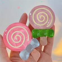 可爱 3D 棒棒糖设计手机支架，可折叠收纳支架，桌面垂直手机支架，方便观看电影，便携式手机支架，兼容 、Android 手机，生日、家人、朋友的礼物，推拉式手机握把，手机配件 - 彩色 - 查看 5