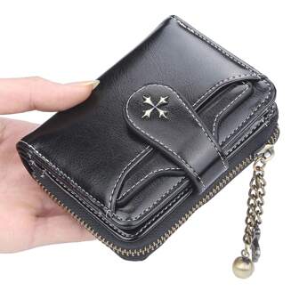 Women Wallet And PU Bag Female Short Hasp Small Coin Card Holder Portable Cash For Male For Men White-Collar Workers College Work Business Commute Office Gift Women Wallet Men's Wallets Wallet Teacher Gifts Gift For Boyfriend Husband Gifts Uncle Gifts Gifts For Brothers Man Gift Ideals Present Gifts For Teachers Men Gift Father Gifts Dad Gifts For Women Wallet Purse Wallet Small Wallet