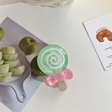 可爱 3D 棒棒糖设计手机支架，可折叠收纳支架，桌面垂直手机支架，方便观看电影，便携式手机支架，兼容 、Android 手机，生日、家人、朋友的礼物，推拉式手机握把，手机配件 - 彩色 - 查看 10