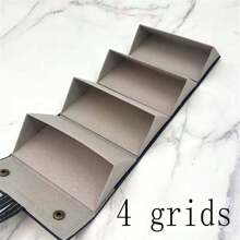 1pc, 2/3/4/5 Layers, Multifunctional Jewelry Glasses Storage Box, Multi Grid Gift Box, Leather High-End Quality Sunglasses Handmade Glasses Box, Simple Foldable Glass Storage Box, Travel Portable Storage Box,  Glasses Frame - Multicolor - View 9