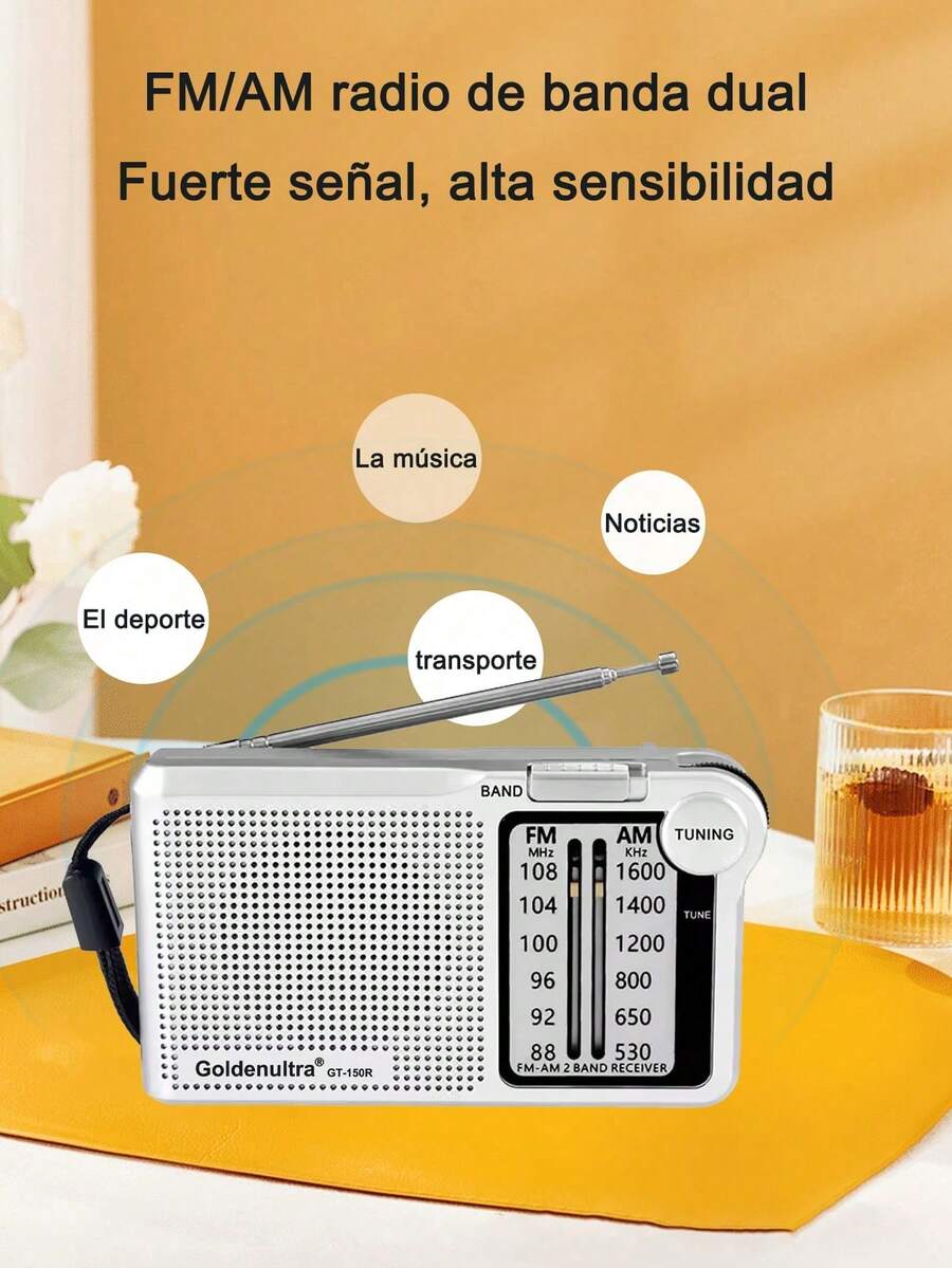 Radio - Silver - View 1