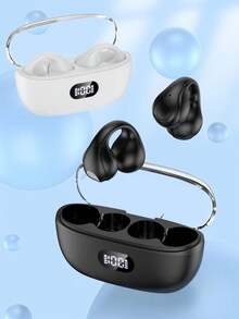 Auriculares inalámbricos Bluetooth - Diseño con clip, a prueba de sudor, sonido estéreo, compatible con Xiaomi e iPhone - Llamadas manos libres y transmisión de música - Multicolor - Ver 9